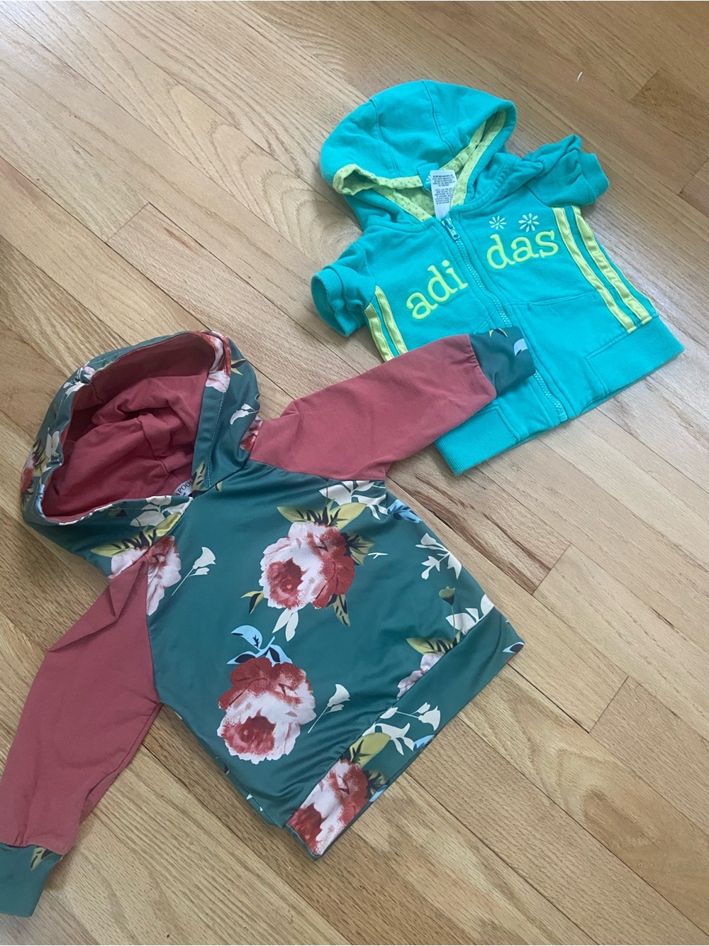 Lot 2 Hoodies Tops Jackets 3 6 Months Infant Toddler Kids Adidas Agapoong